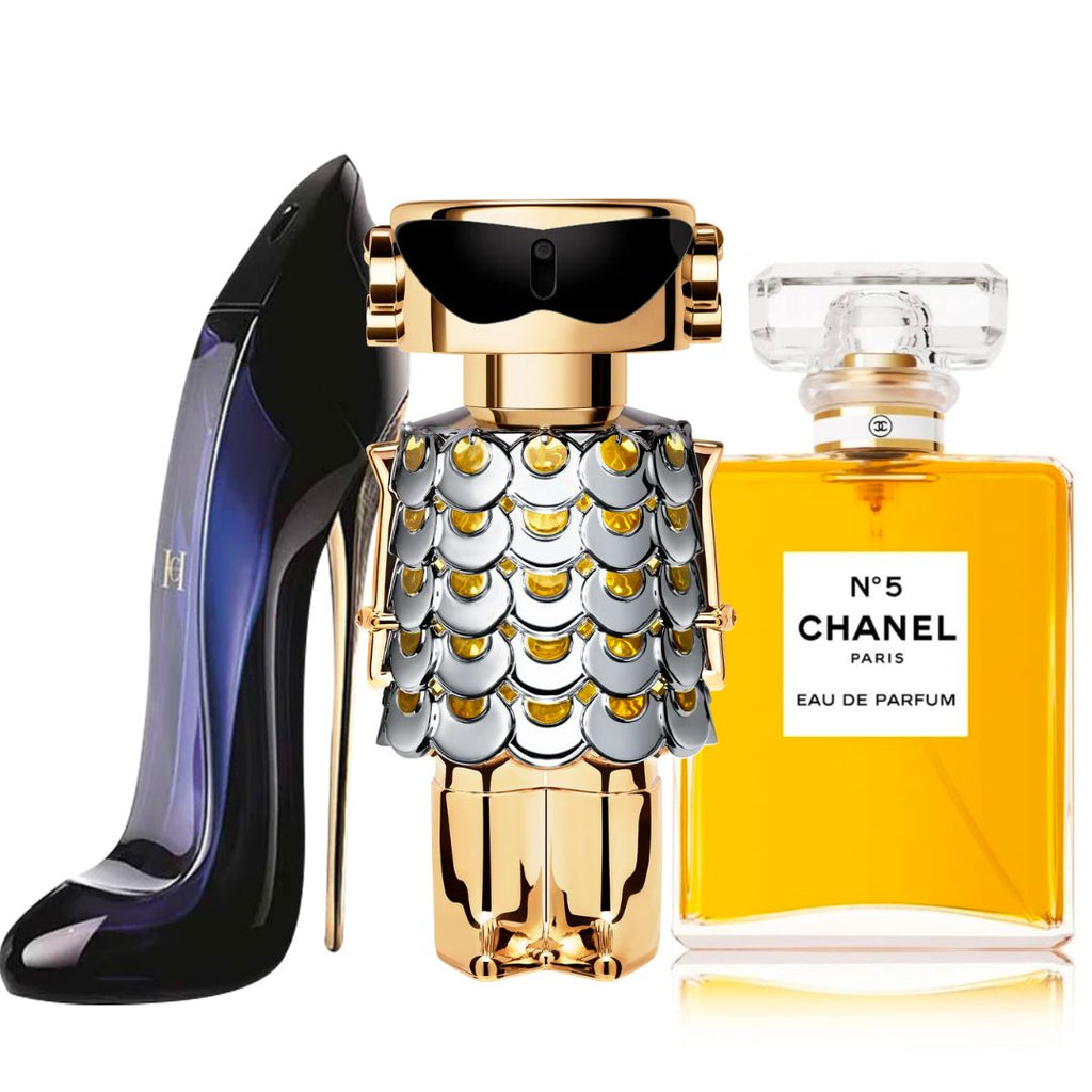 KIT PERFUM (GOODGIRL + CHANEL#5+ FAME)