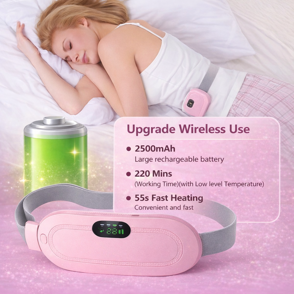 Cinturon Almohadilla Alivia Dolor Colicos - Termica Ajustable